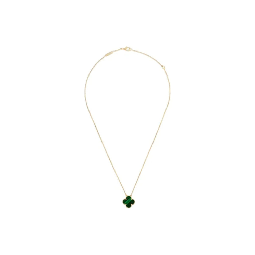 COLLAR TRÉBOL GOLD-GREEN