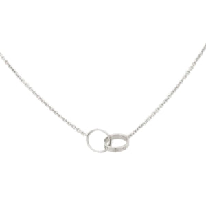 COLLAR LOVE-LOVE SILVER