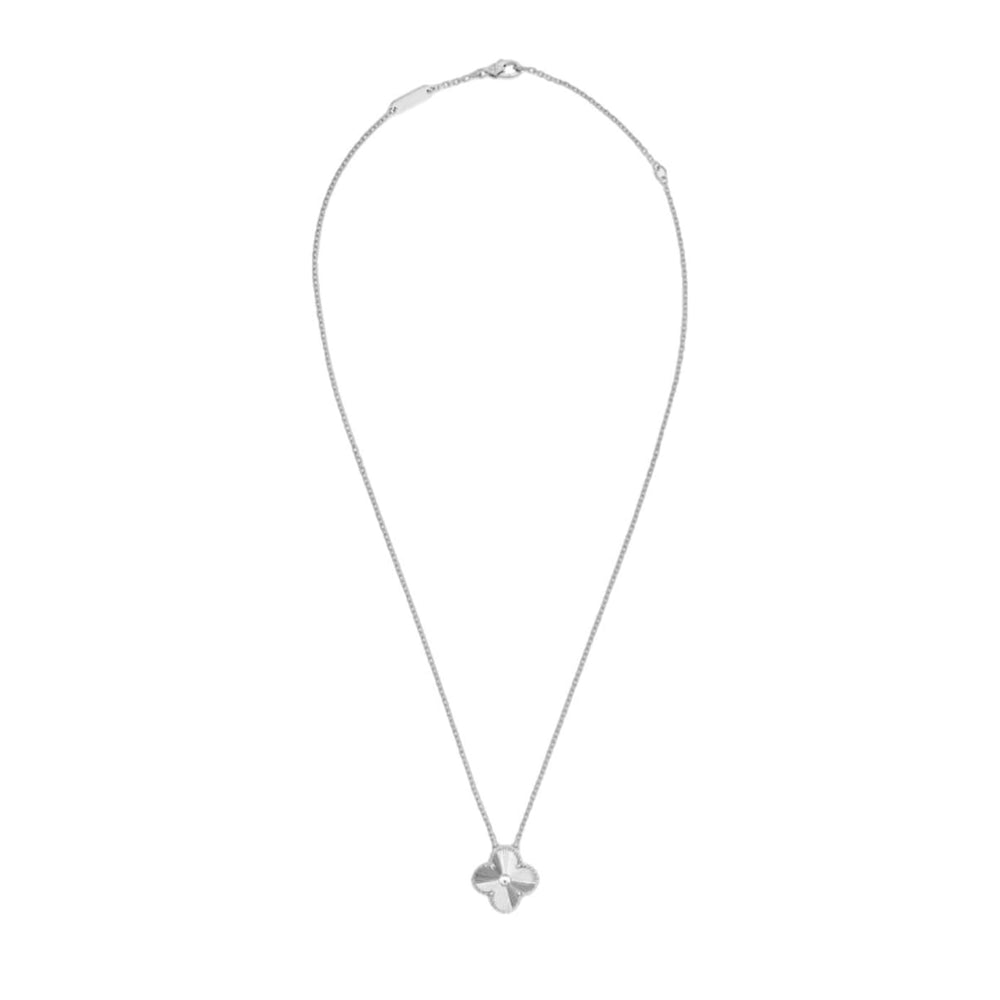 COLLAR TREBOL SILVER