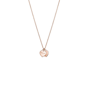 COLLAR DOBLE PLACA ROSEGOLD