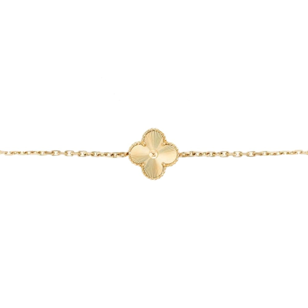 PULSERA ONE TRÉBOL GOLD