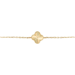 PULSERA ONE TRÉBOL GOLD