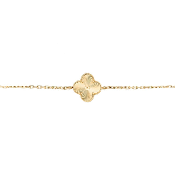 PULSERA ONE TRÉBOL GOLD