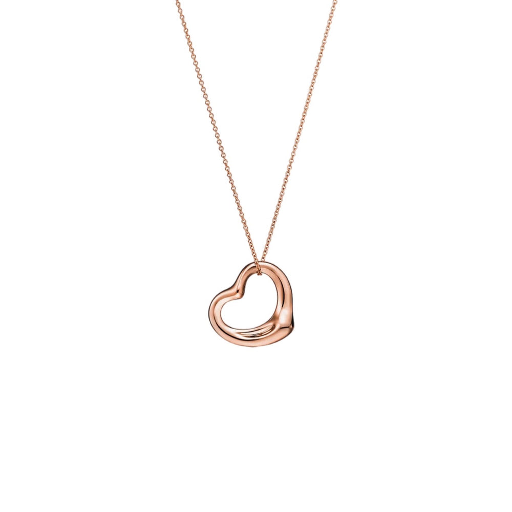 COLLAR OPEN HEART ROSE GOLD