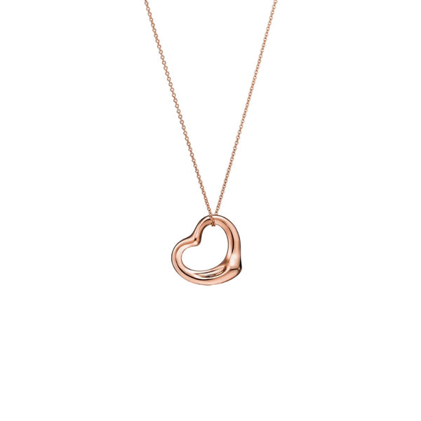 COLLAR OPEN HEART ROSE GOLD