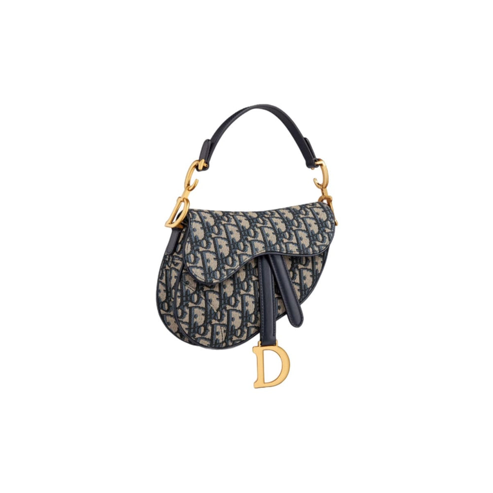 BOLSO SADDLE CD JACQUARD BLUE