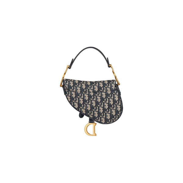 BOLSO SADDLE CD JACQUARD BLUE