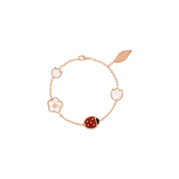 PULSERA LUCKY SPRING ROSE GOLD VF