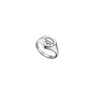 ANILLO CORAZÓN GRABADO