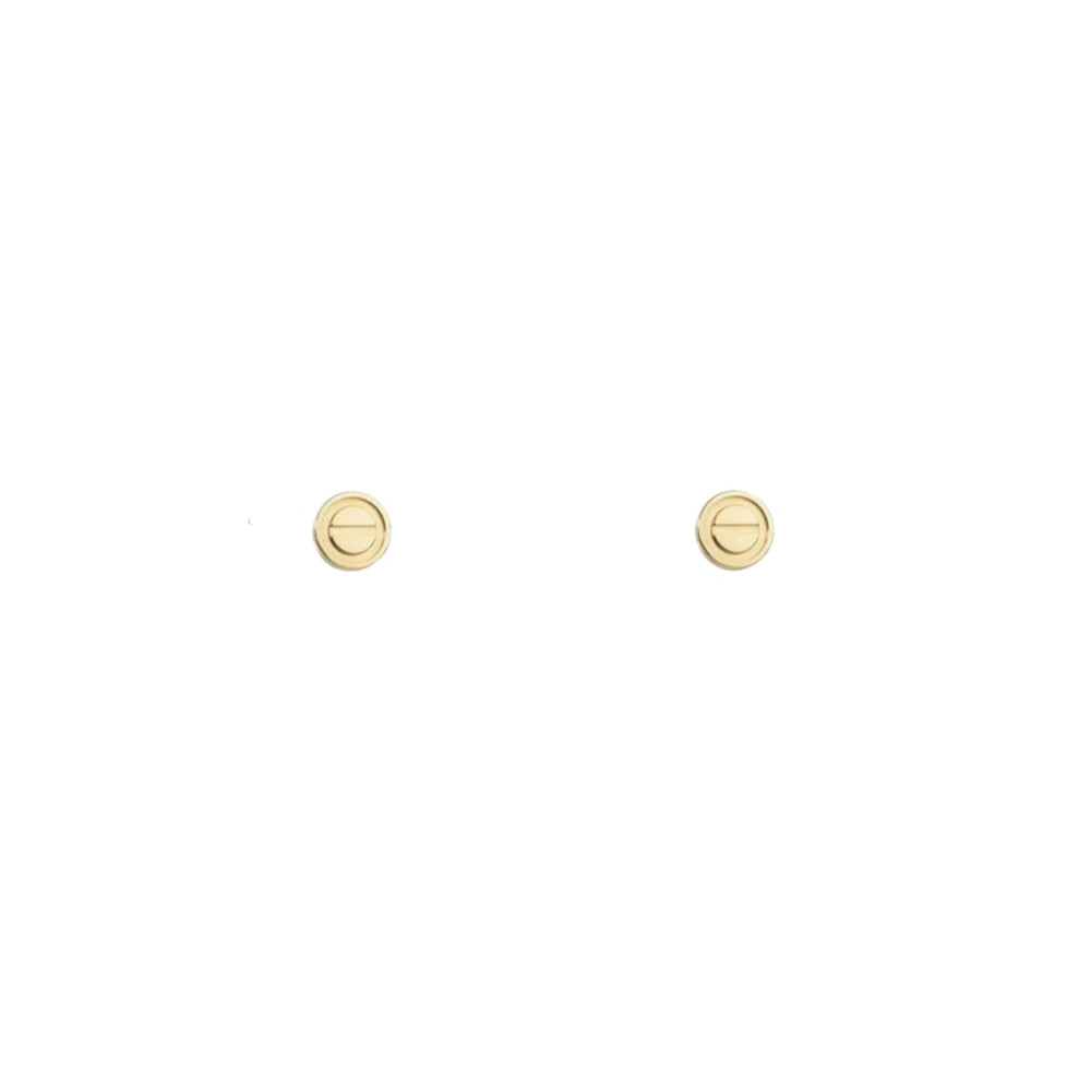 ARETES SCREW LOVE GOLD
