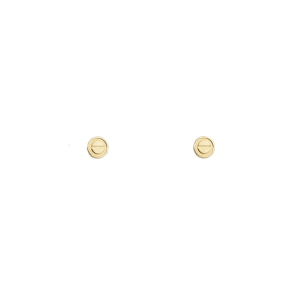 ARETES SCREW LOVE GOLD