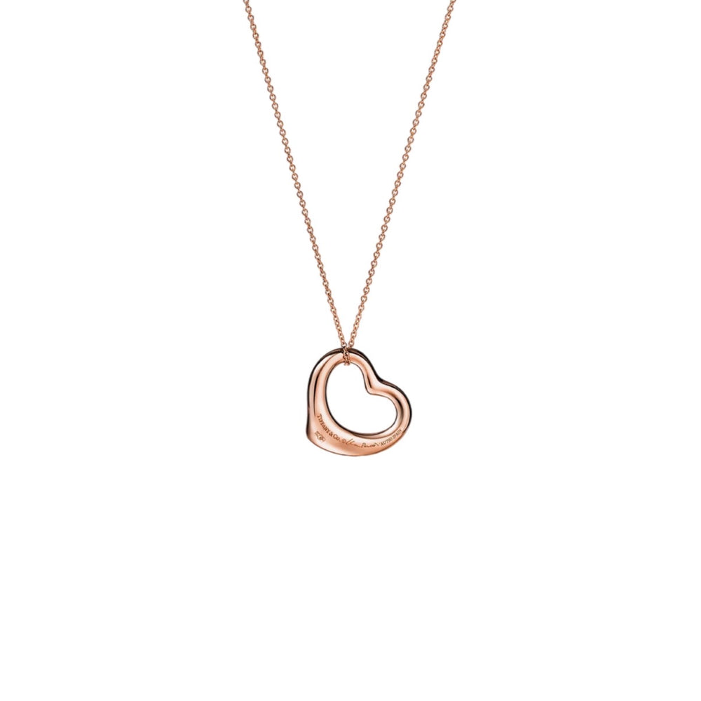 COLLAR OPEN HEART ROSE GOLD