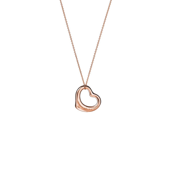 COLLAR OPEN HEART ROSE GOLD