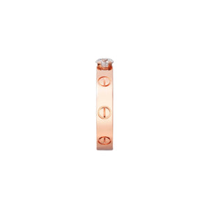 ANILLO LOVE SOLITAIRE ROSE GOLD C