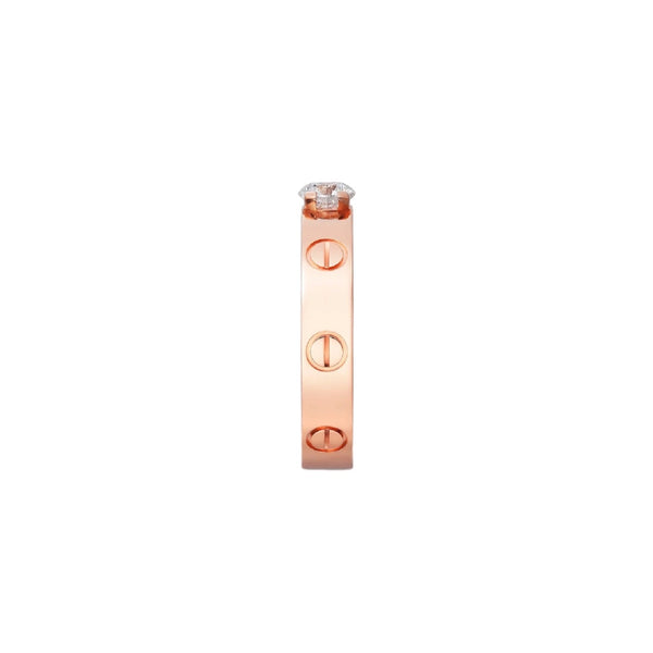 ANILLO LOVE SOLITAIRE ROSE GOLD C