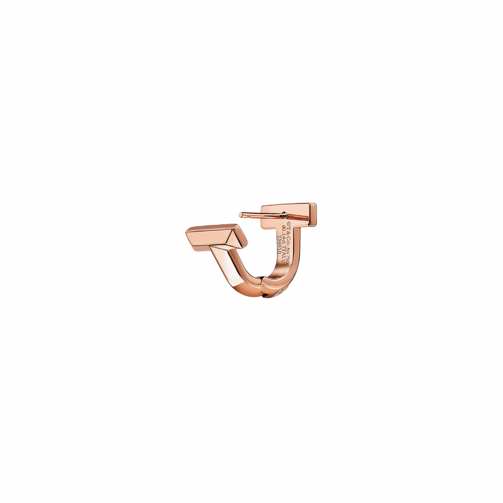 ARETES T ROSEGOLD CON ZIRCONIA