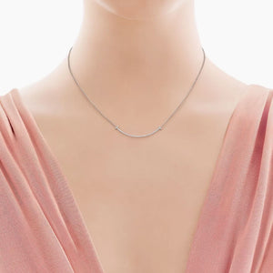 COLLAR SMILE CON ZIRCONIA SILVER