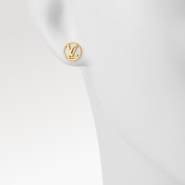 ARETES LV LOGO ROUND GOLD
