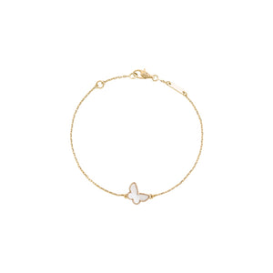 PULSERA SWEET BUTTERFLY WHITE VF