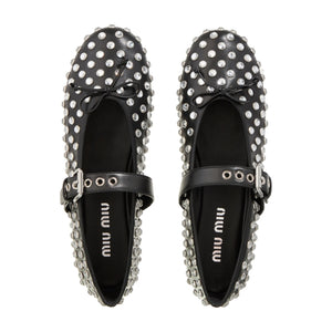 BALLERINAS MM BLACK CON ZIRCONIAS