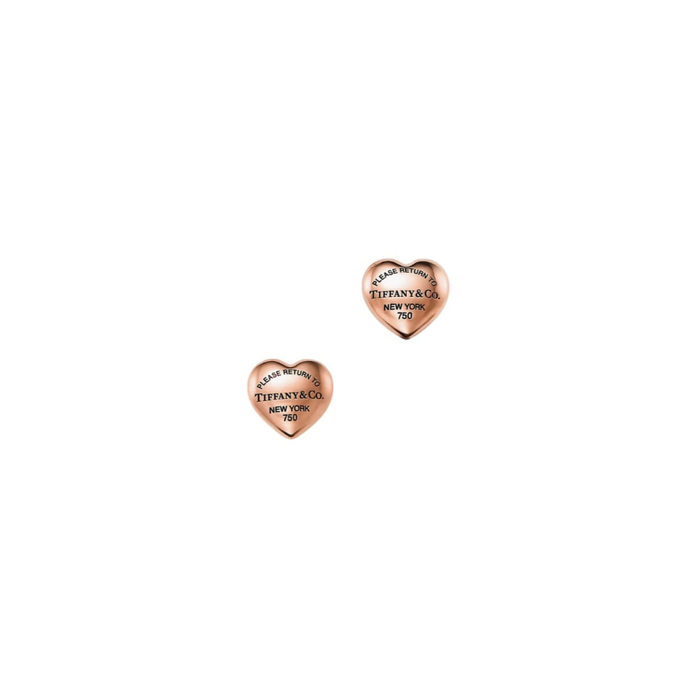 ARETES FULL HEART ROSE GOLD