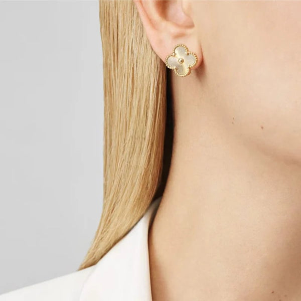 ARETES TRÉBOL GOLD