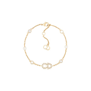 PULSERA CD GOLD CON PERLA Y ZIRCONIA