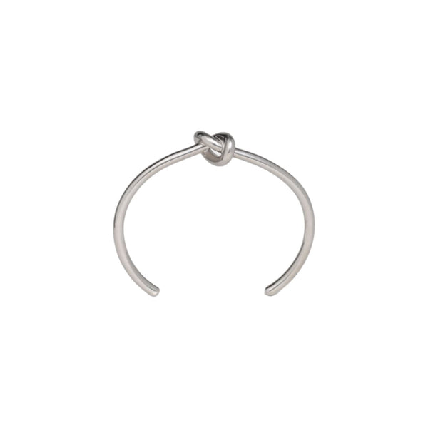 PULSERA C KNOT SILVER