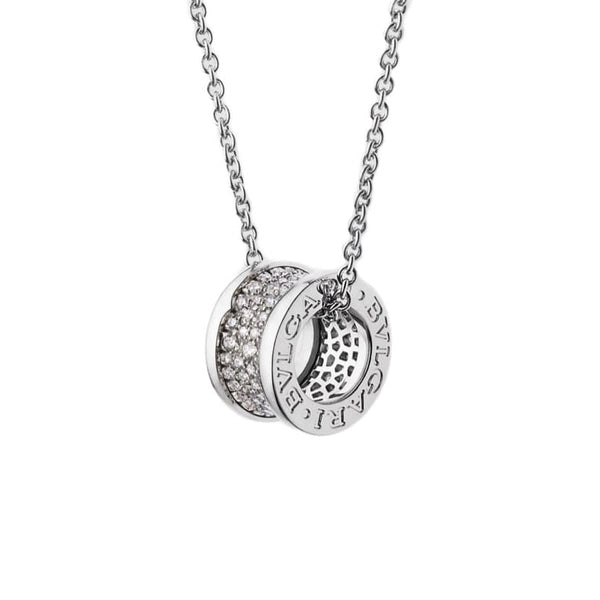 COLLAR B zero SILVER CON ZIRCONIAS
