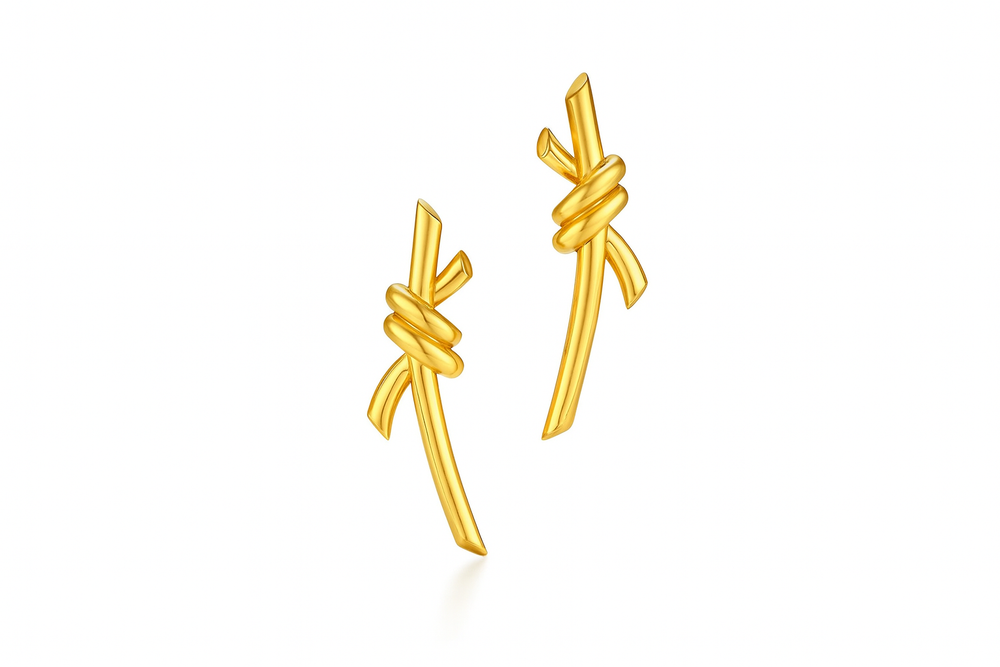 ARETES T KNOT GOLD