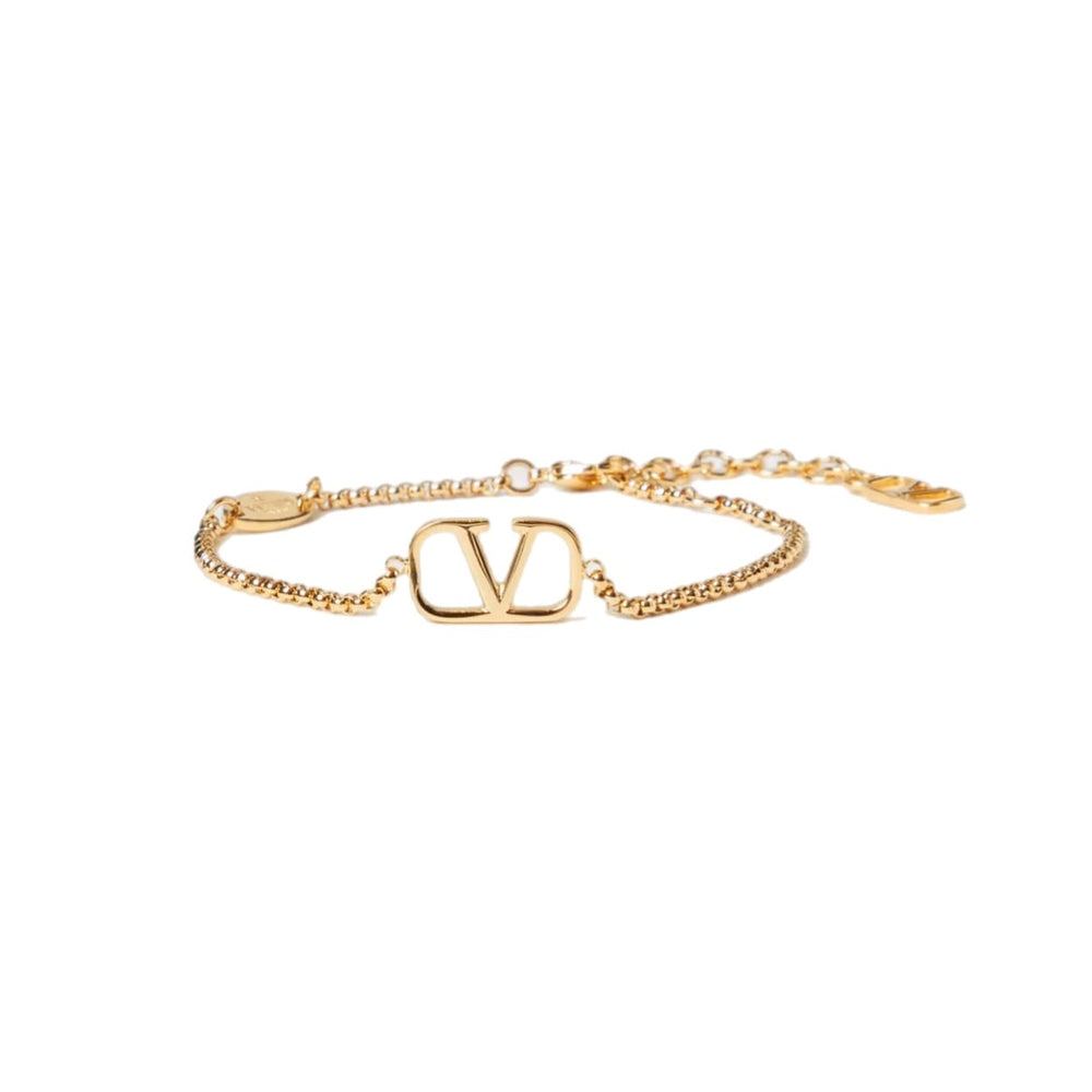 PULSERA V LISA GOLD
