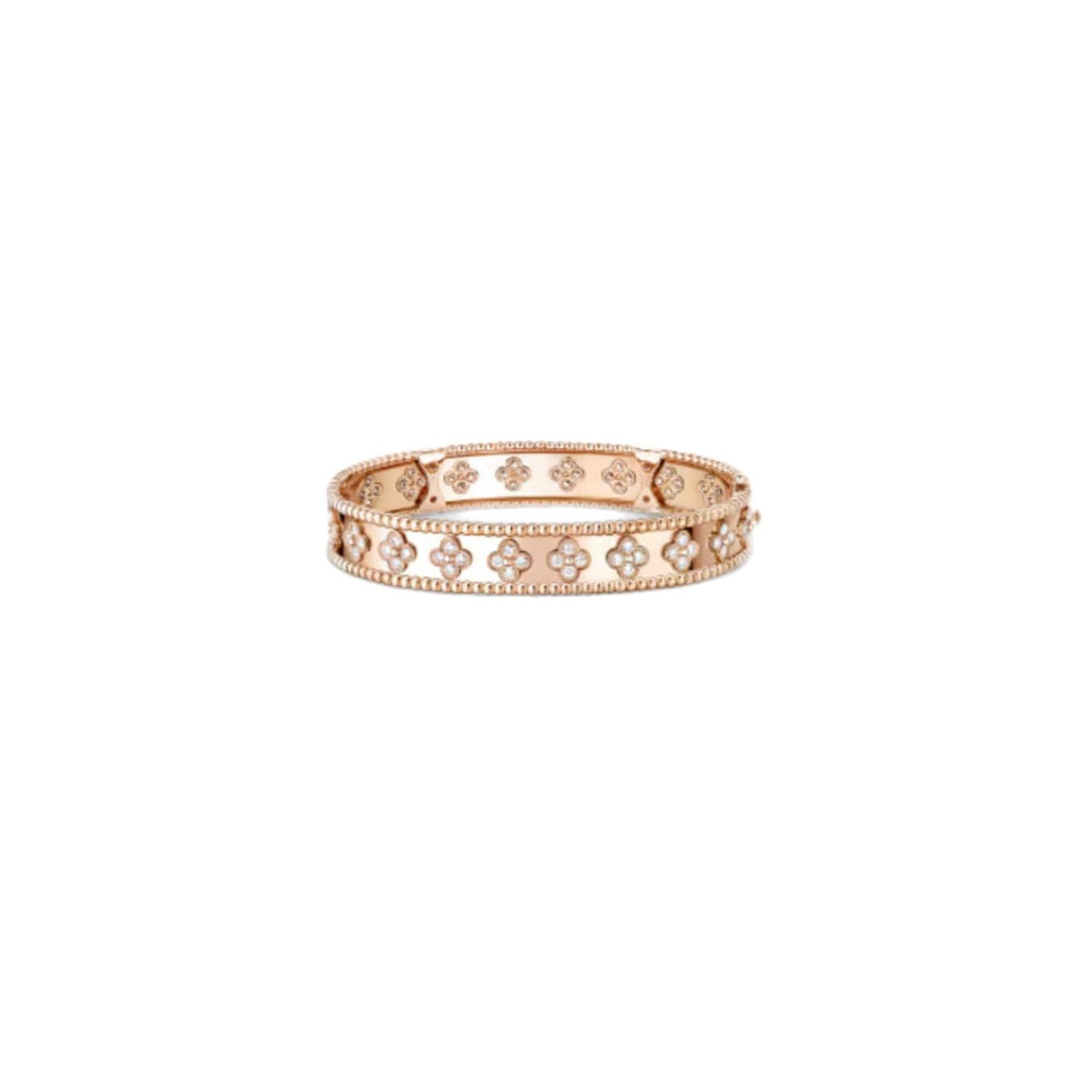 PULSERA PERLEÉ ROSEGOLD ANCHA