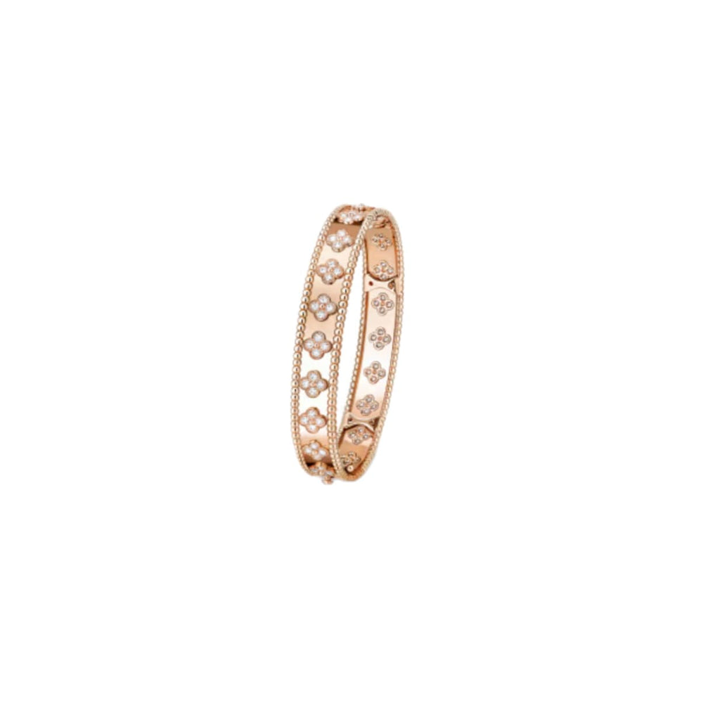 PULSERA PERLEÉ ROSEGOLD ANCHA