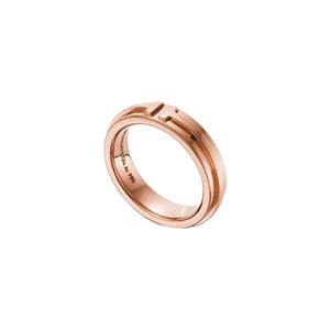 ANILLO DOBLE T ROSE GOLD