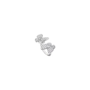 ANILLO MARIPOSA DOBLE SILVER