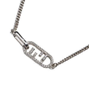 COLLAR F SILVER CON ZIRCONIAS
