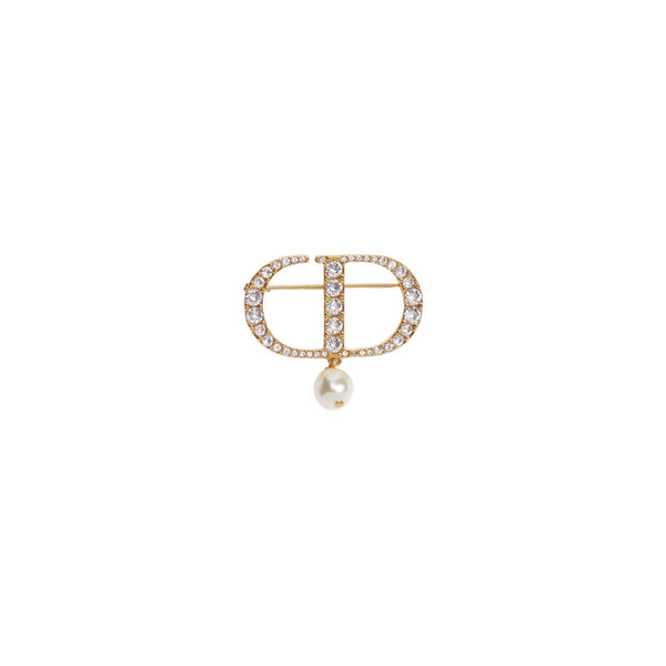 BROCHE CD PETIT PEARL GOLD