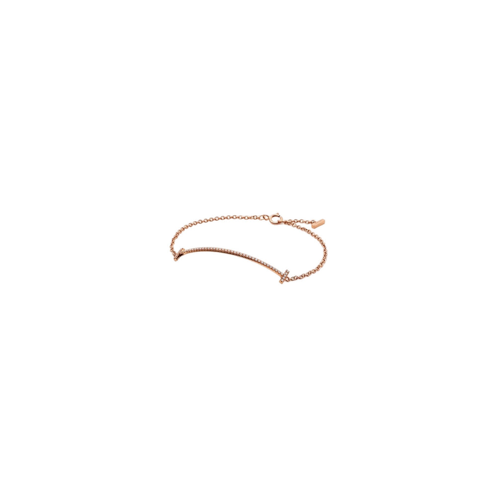 PULSERA SMILE ROSE GOLD CON ZIRCONIAS