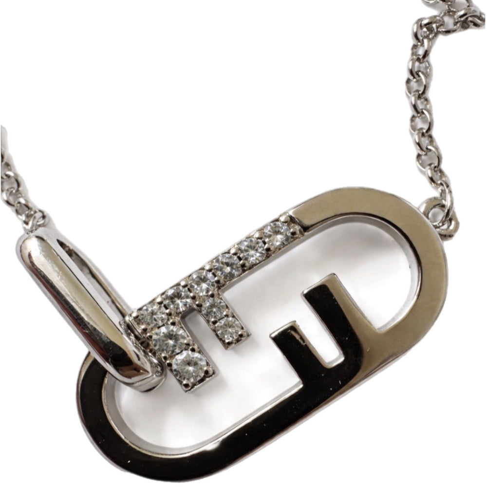 COLLAR F SILVER CON ZIRCONIA