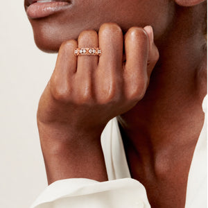 ANILLO T SIXTEEN STONE ROSE GOLD