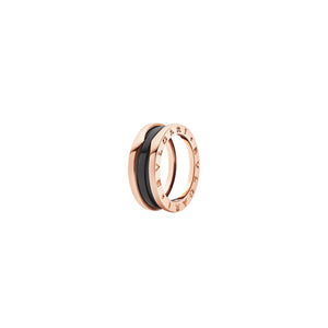 ANILLO BV ZERO 1 BLACK-ROSEGOLD