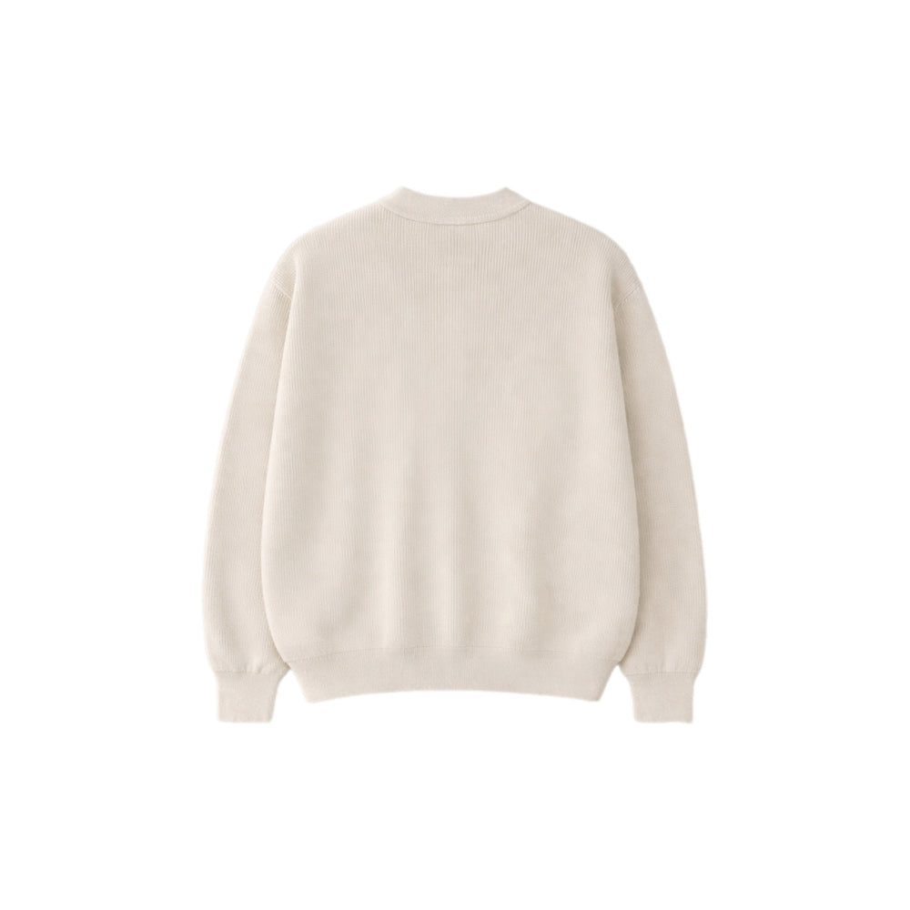 SUETER ZIPPER WHITE JW