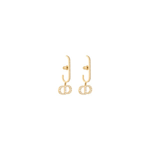 ARRACADAS CD GOLD ZIRCONIAS