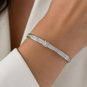 BRAZALETE LV EMPREINTE SILVER