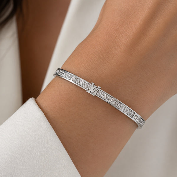 BRAZALETE LV EMPREINTE SILVER