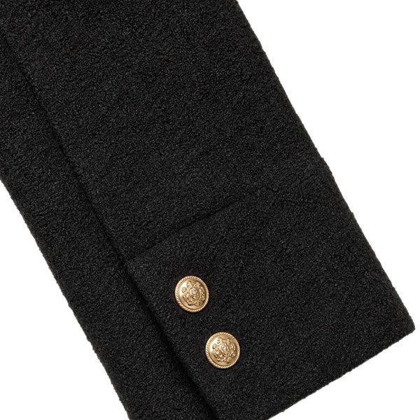 ABRIGO BOTONES BLACK JW