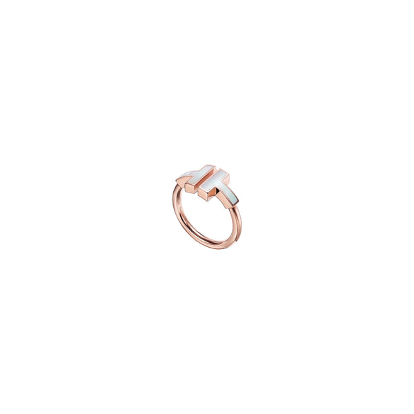 ANILLO T PEARL ROSE GOLD