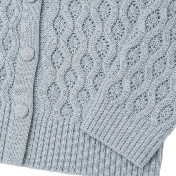 CARDIGAN CASHMERE BLUE JW