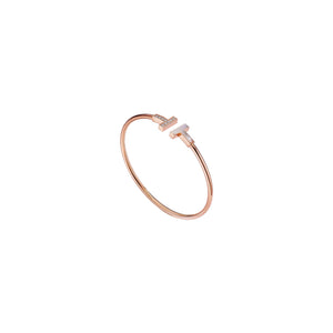 PULSERA T ROSE GOLD PEARL ZIRCONIAS