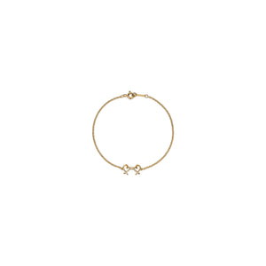 BRAZALETE T DOBLE PALOMA GOLD